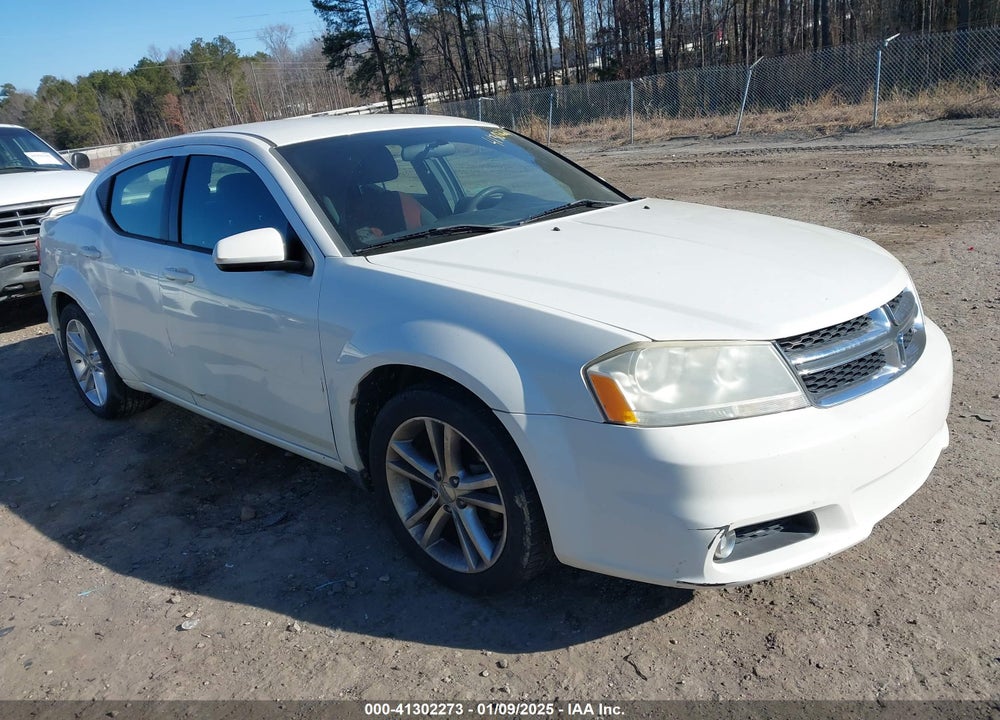 2011 DODGE AVENGER MAINSTREET VIN: 1B3BD1FG7BN514104