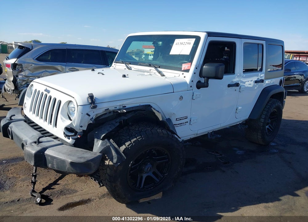 2017 JEEP WRANGLER UNLIMITED SPORT 4X4 VIN: 1C4BJWDGXHL535797