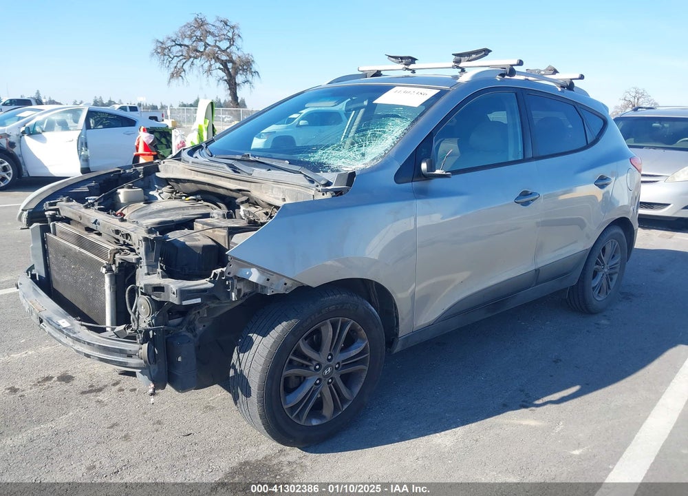 2014 HYUNDAI TUCSON SE VIN: KM8JU3AG5EU827154