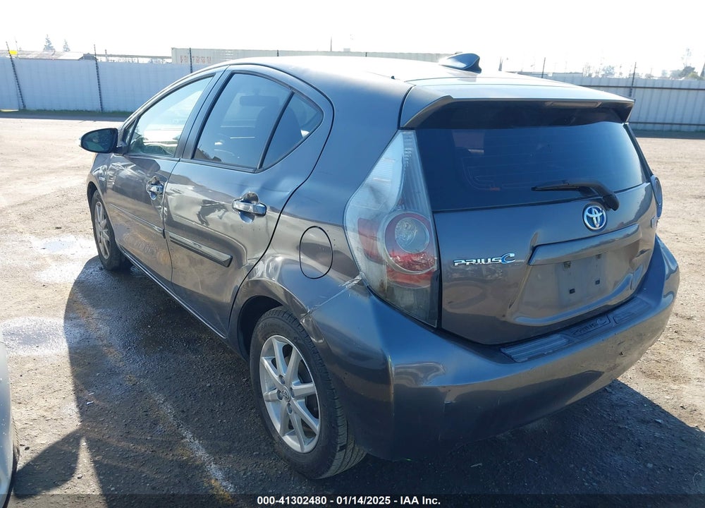 2012 TOYOTA PRIUS C VIN: JTDKDTB34C1017906