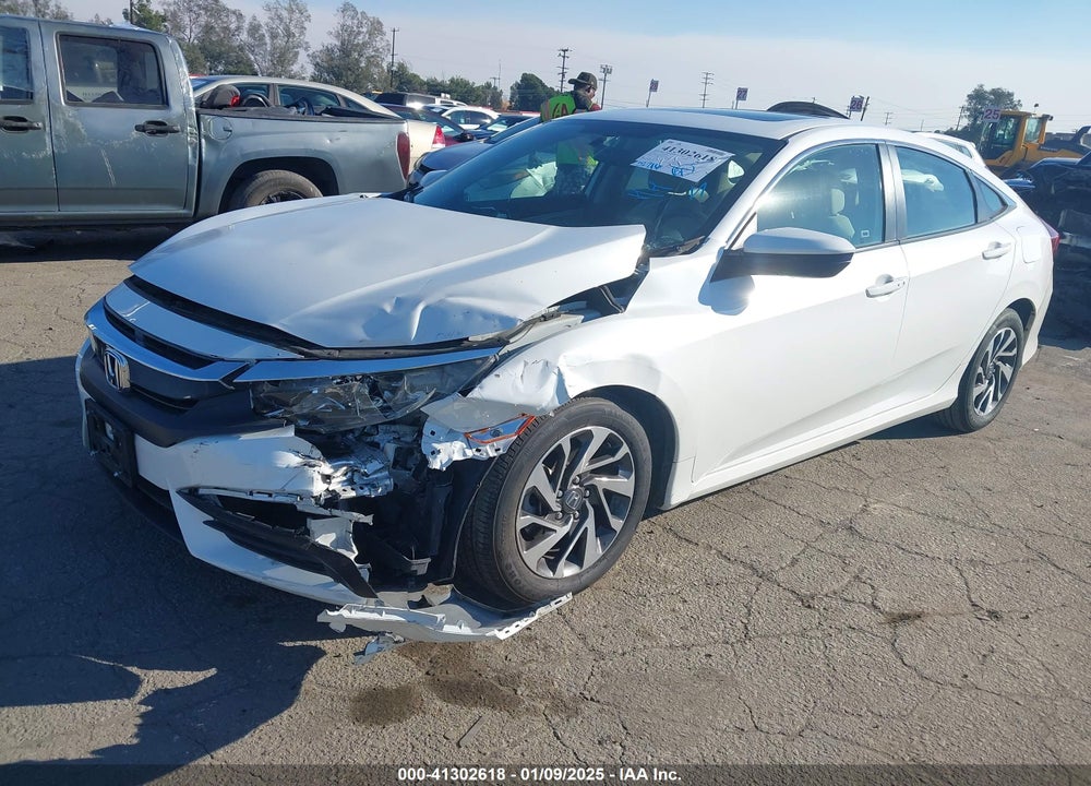 2018 HONDA CIVIC EX VIN: 2HGFC2F74JH507774