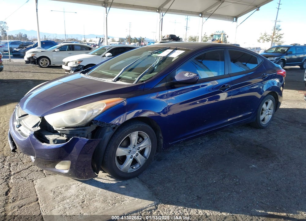 2012 HYUNDAI ELANTRA GLS VIN: 5NPDH4AE3CH096967