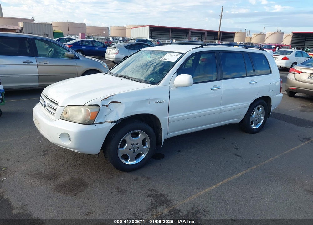 2007 TOYOTA HIGHLANDER SPORT V6/V6 VIN: JTEGP21A670134904