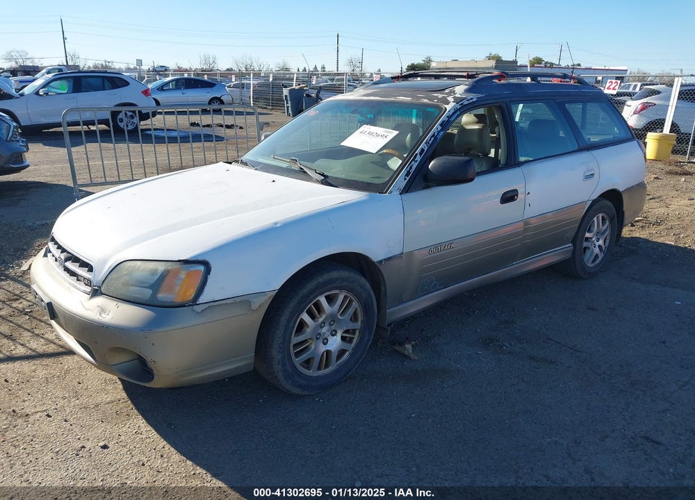 2002 SUBARU OUTBACK H6-3.0 L.L. BEAN EDITION VIN: 4S3BH806727638289