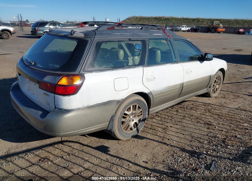 2002 SUBARU OUTBACK H6-3.0 L.L. BEAN EDITION VIN: 4S3BH806727638289
