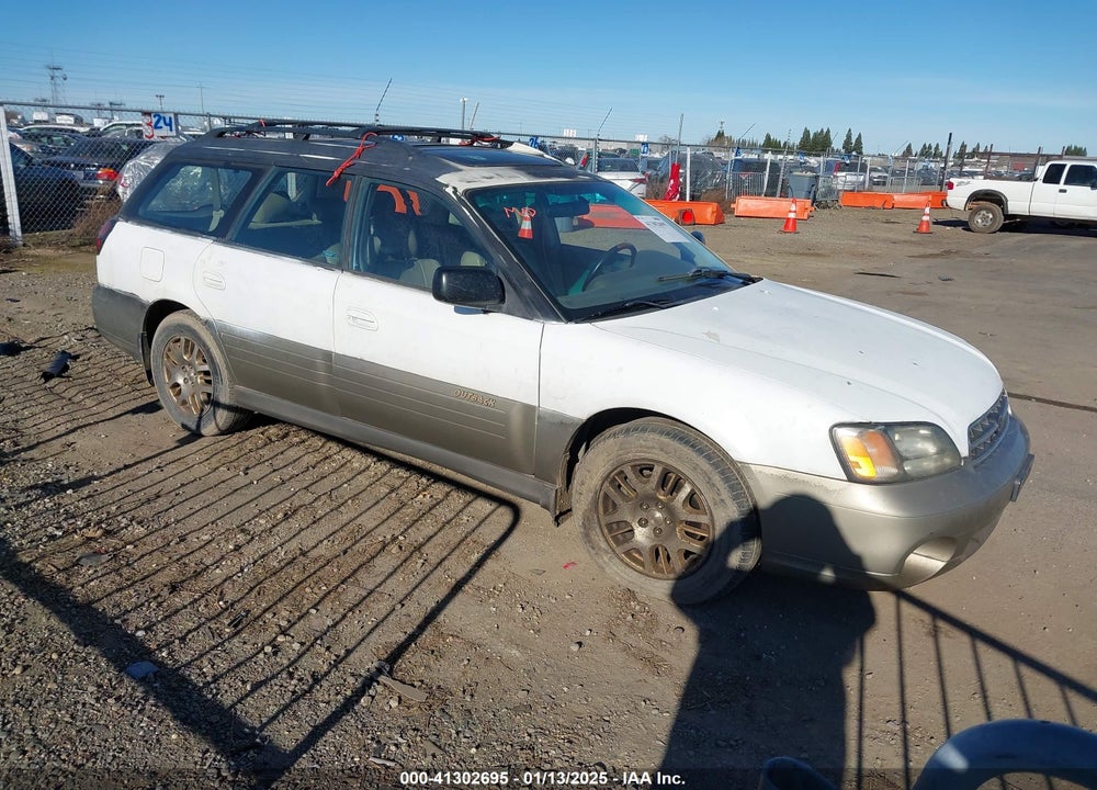 2002 SUBARU OUTBACK H6-3.0 L.L. BEAN EDITION VIN: 4S3BH806727638289