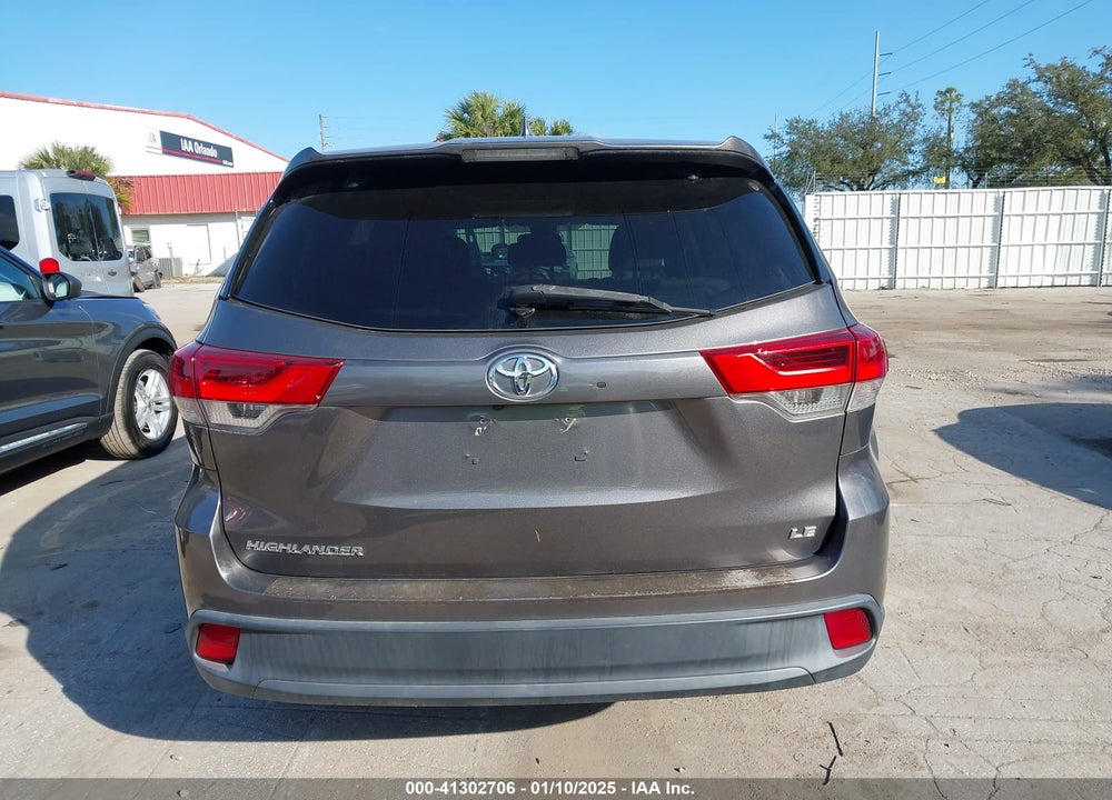 2018 TOYOTA HIGHLANDER VIN: 5TDZZRFH1JS278483