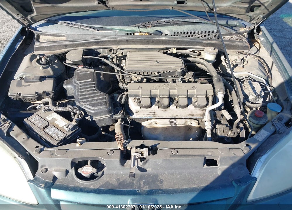 2001 HONDA CIVIC EX VIN: 2HGES26791H580279