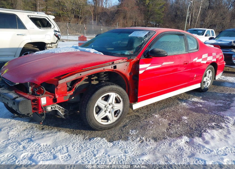 2000 CHEVROLET MONTE CARLO SS VIN: 2G1WX12K1Y9331352