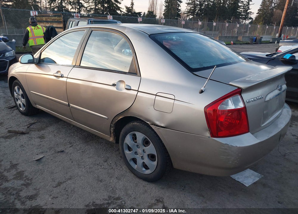 2005 KIA SPECTRA EX/LX/SX VIN: KNAFE121055184628