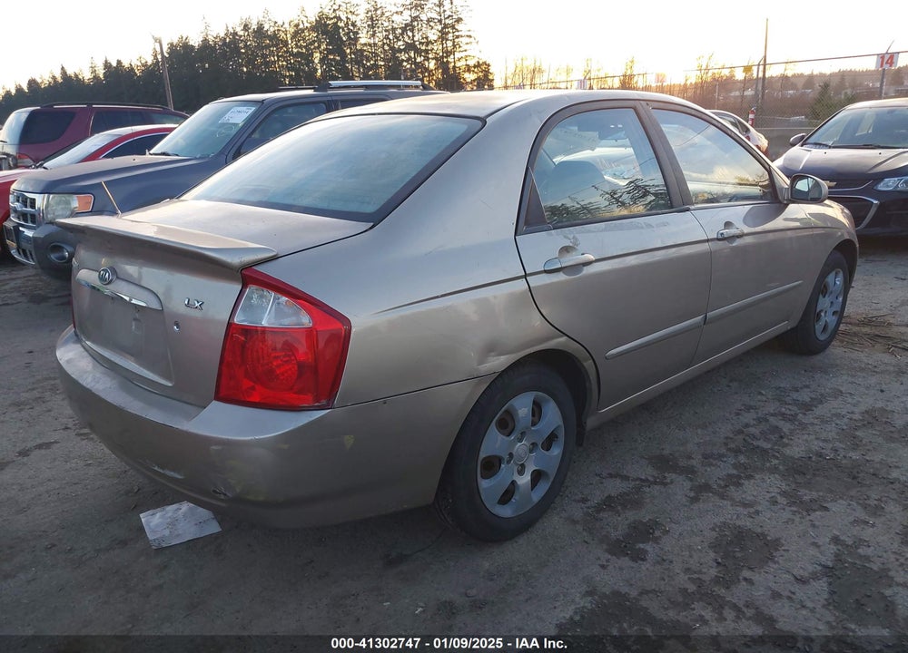 2005 KIA SPECTRA EX/LX/SX VIN: KNAFE121055184628