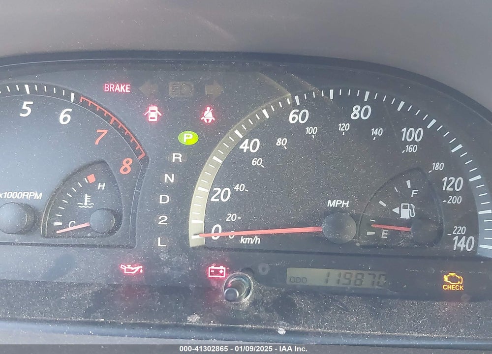 2002 TOYOTA CAMRY LE V6 VIN: 4T1BF30K82U531416