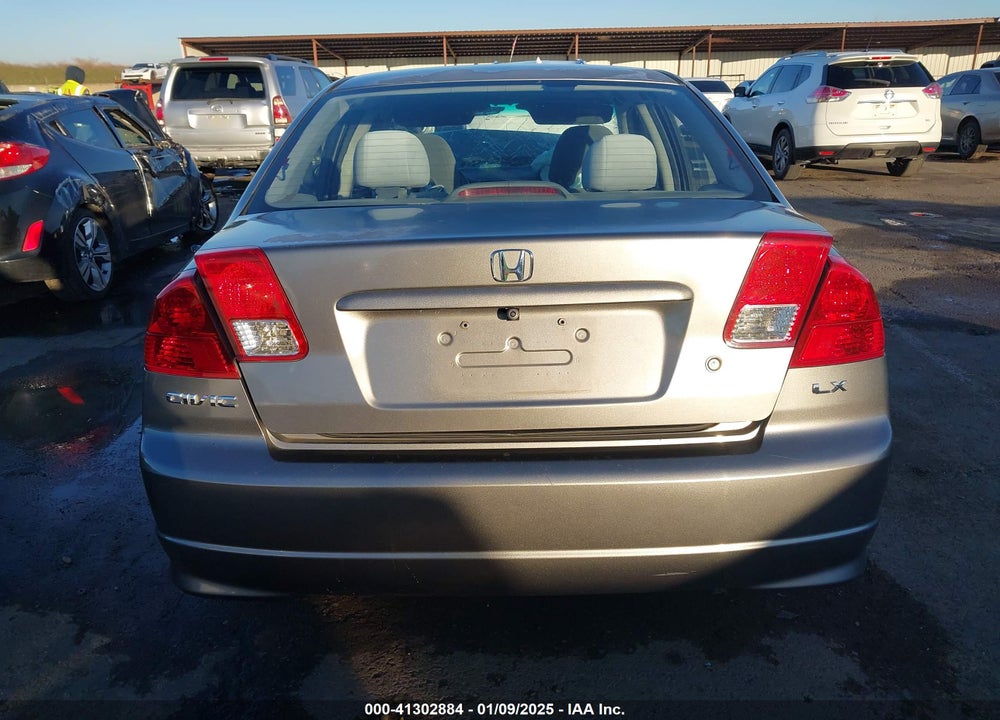 2005 HONDA CIVIC LX VIN: 2HGES16535H628163