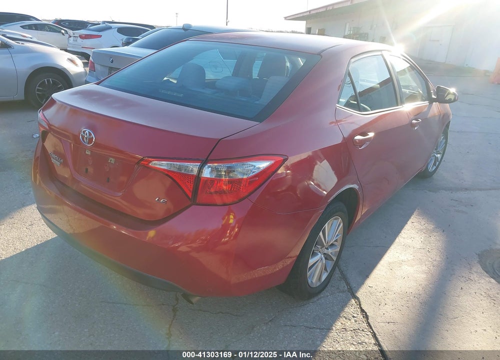 2014 TOYOTA COROLLA LE PLUS VIN: 5YFBURHEXEP015619