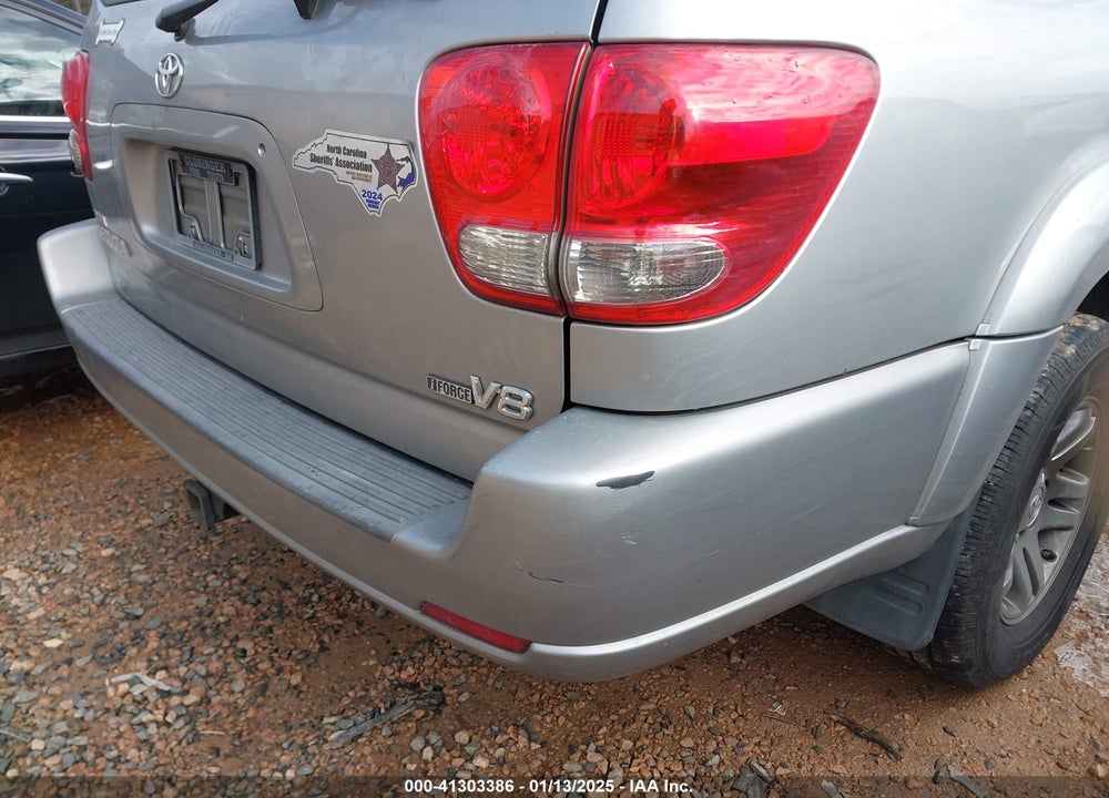 2007 TOYOTA SEQUOIA LIMITED V8 VIN: 5TDZT38A87S298429