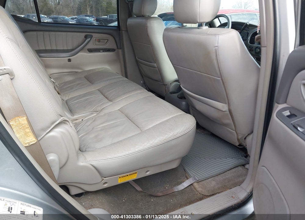 2007 TOYOTA SEQUOIA LIMITED V8 VIN: 5TDZT38A87S298429