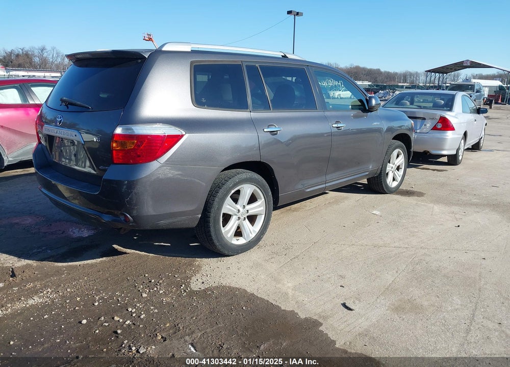2008 TOYOTA HIGHLANDER LIMITED VIN: JTEES42A582045539