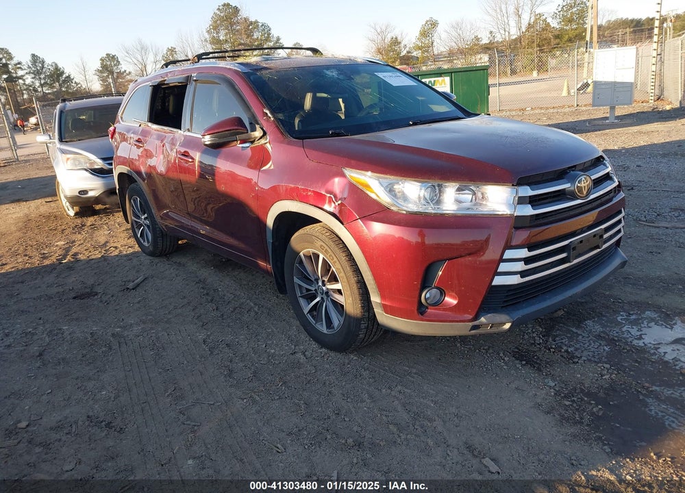 2017 TOYOTA HIGHLANDER XLE VIN: 5TDJZRFH3HS378351