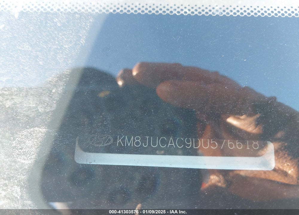 2013 HYUNDAI TUCSON LIMITED VIN: KM8JUCAC9DU576618