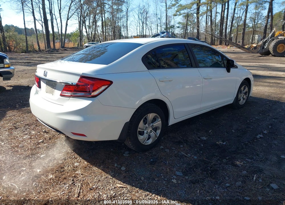 2013 HONDA CIVIC LX VIN: 19XFB2F54DE038864