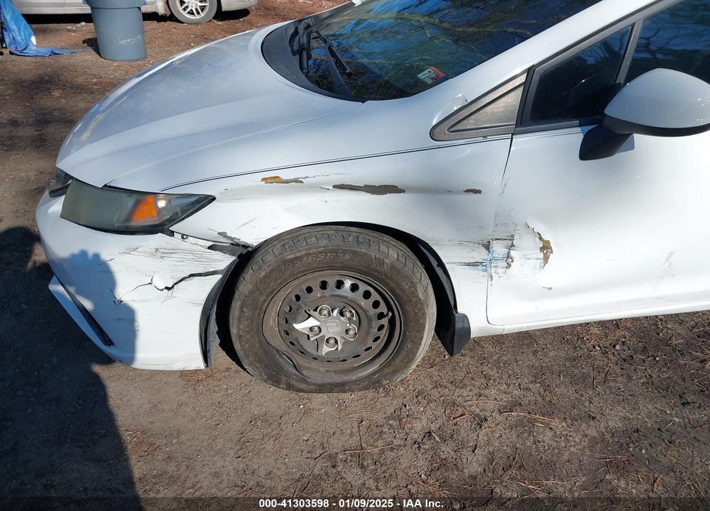 2013 HONDA CIVIC LX VIN: 19XFB2F54DE038864