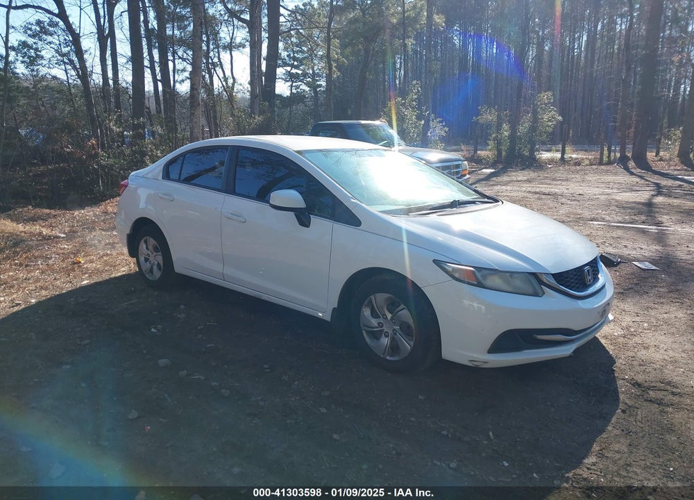 2013 HONDA CIVIC LX VIN: 19XFB2F54DE038864