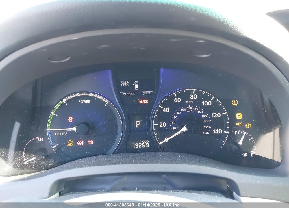 2011 LEXUS RX 450H VIN: JTJBC1BA1B2040071