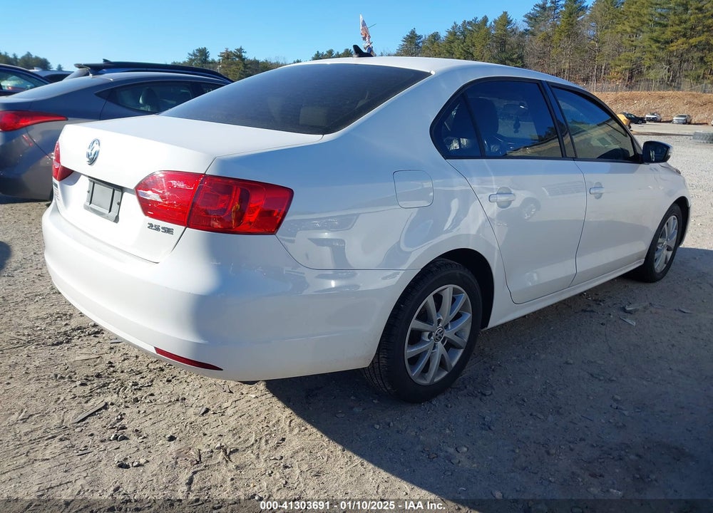 2012 VOLKSWAGEN JETTA 2.5L SE VIN: 3VWDP7AJ5CM406951
