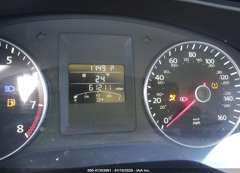 2012 VOLKSWAGEN JETTA 2.5L SE VIN: 3VWDP7AJ5CM406951