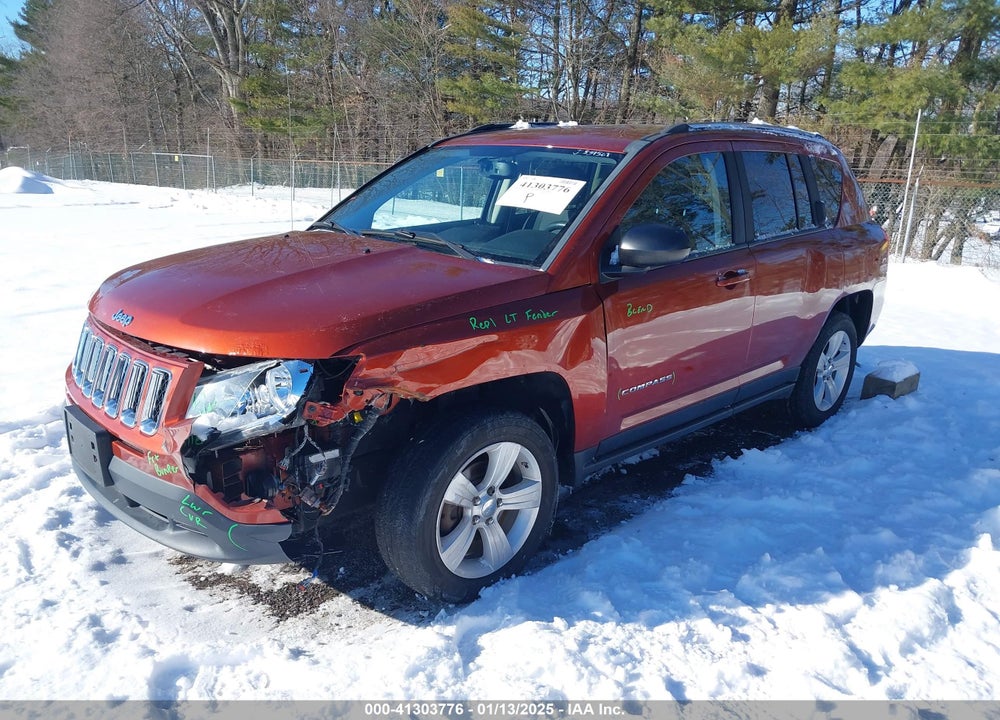 2012 JEEP COMPASS LATITUDE VIN: 1C4NJCEA7CD579457