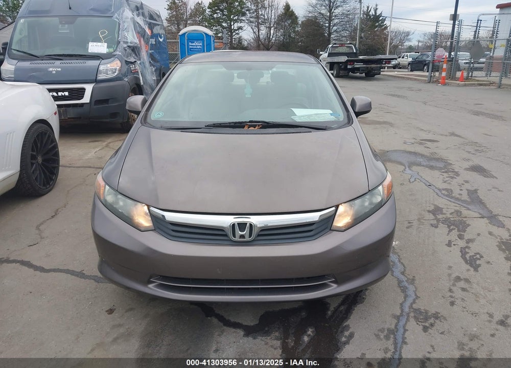 2012 HONDA CIVIC SDN LX VIN: 2HGFB2F57CH536318