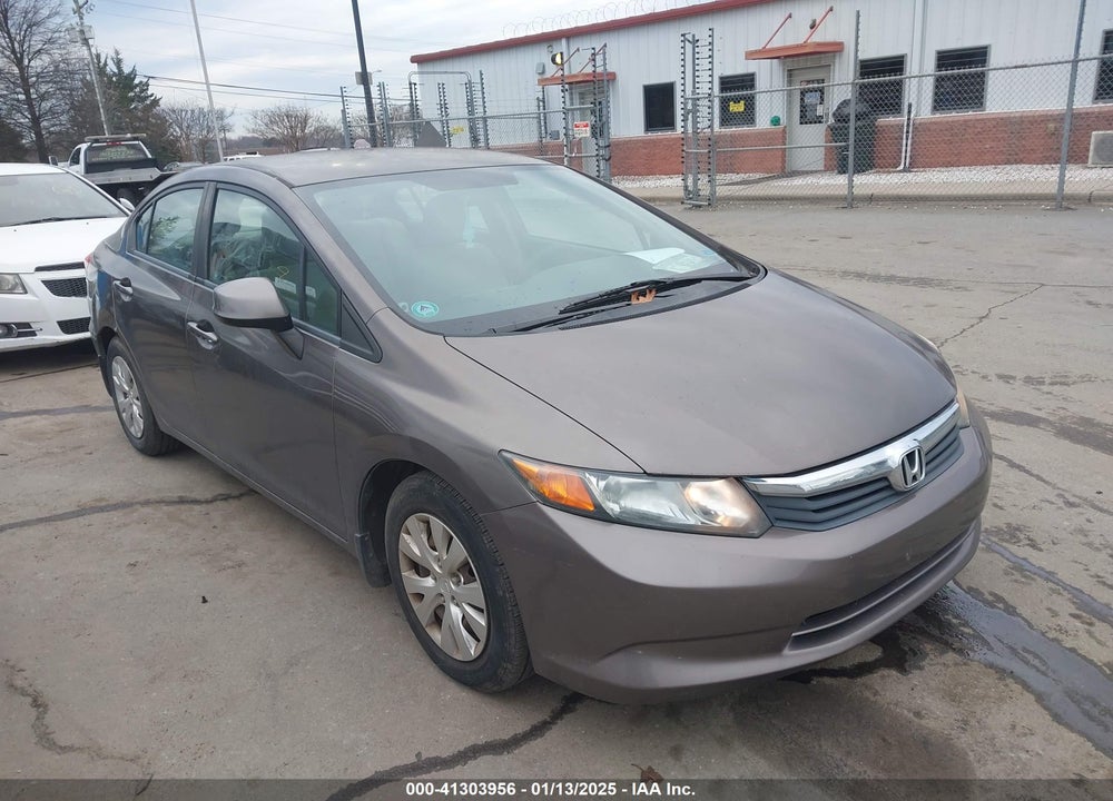 2012 HONDA CIVIC SDN LX VIN: 2HGFB2F57CH536318