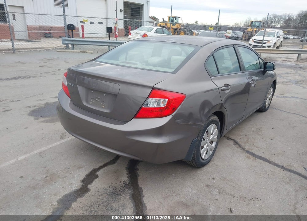 2012 HONDA CIVIC SDN LX VIN: 2HGFB2F57CH536318