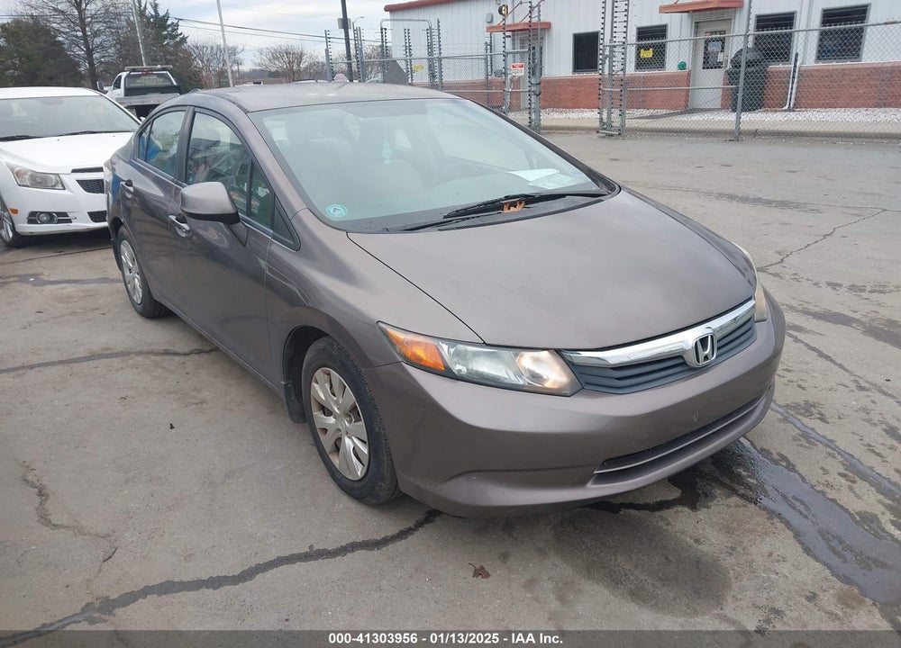 2012 HONDA CIVIC SDN LX VIN: 2HGFB2F57CH536318