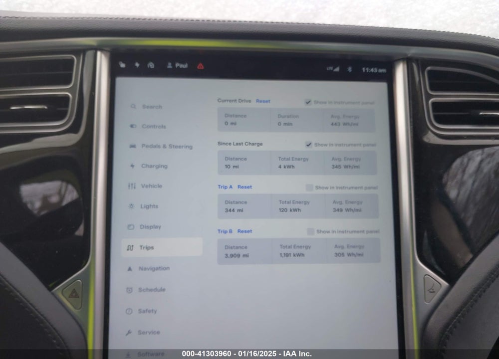 2013 TESLA MODEL S VIN: 5YJSA1CN6DFP26763