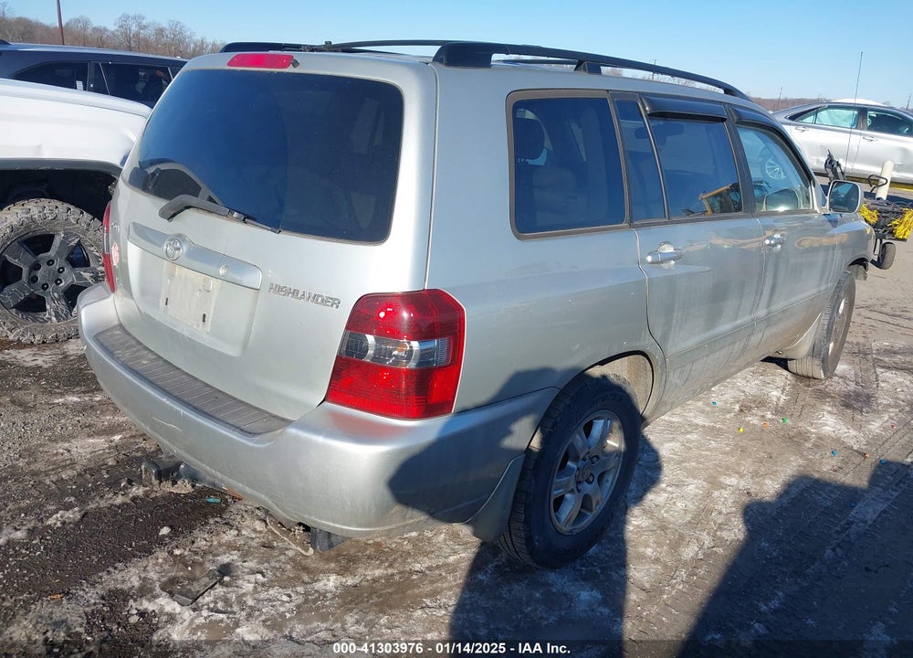 2004 TOYOTA HIGHLANDER V6 VIN: JTEDP21A440007020