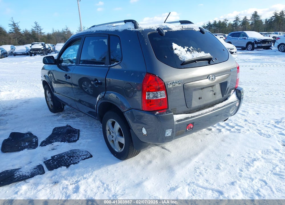 2008 HYUNDAI TUCSON GLS VIN: KM8JM12B38U710426