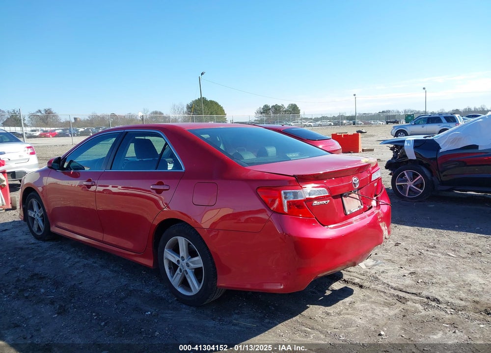 2012 TOYOTA CAMRY SE VIN: 4T1BF1FK7CU611948