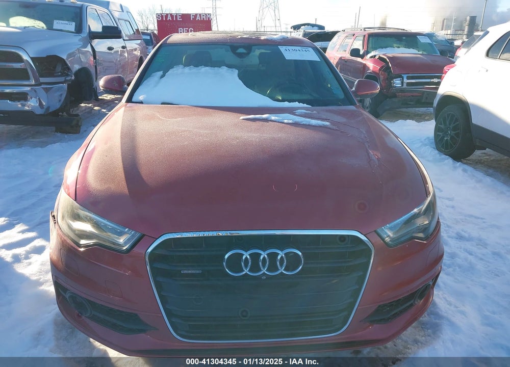 2013 AUDI A6 3.0T PREMIUM VIN: WAUJGAFC5DN030463