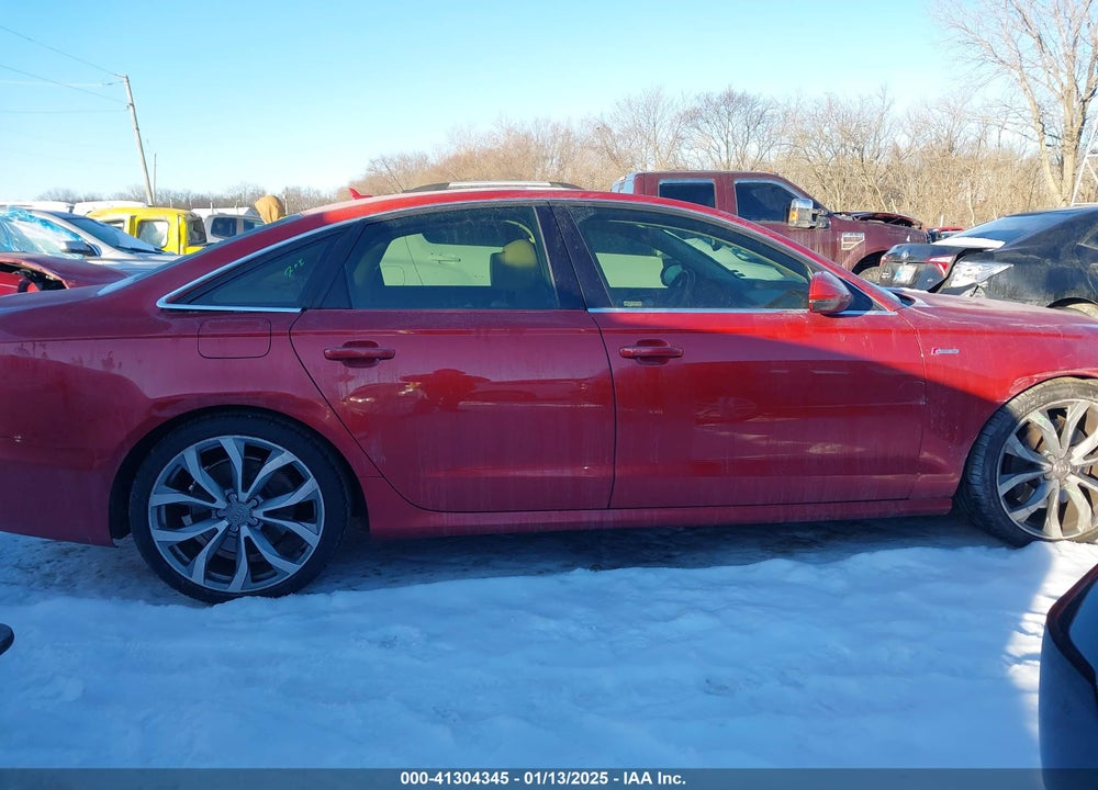 2013 AUDI A6 3.0T PREMIUM VIN: WAUJGAFC5DN030463