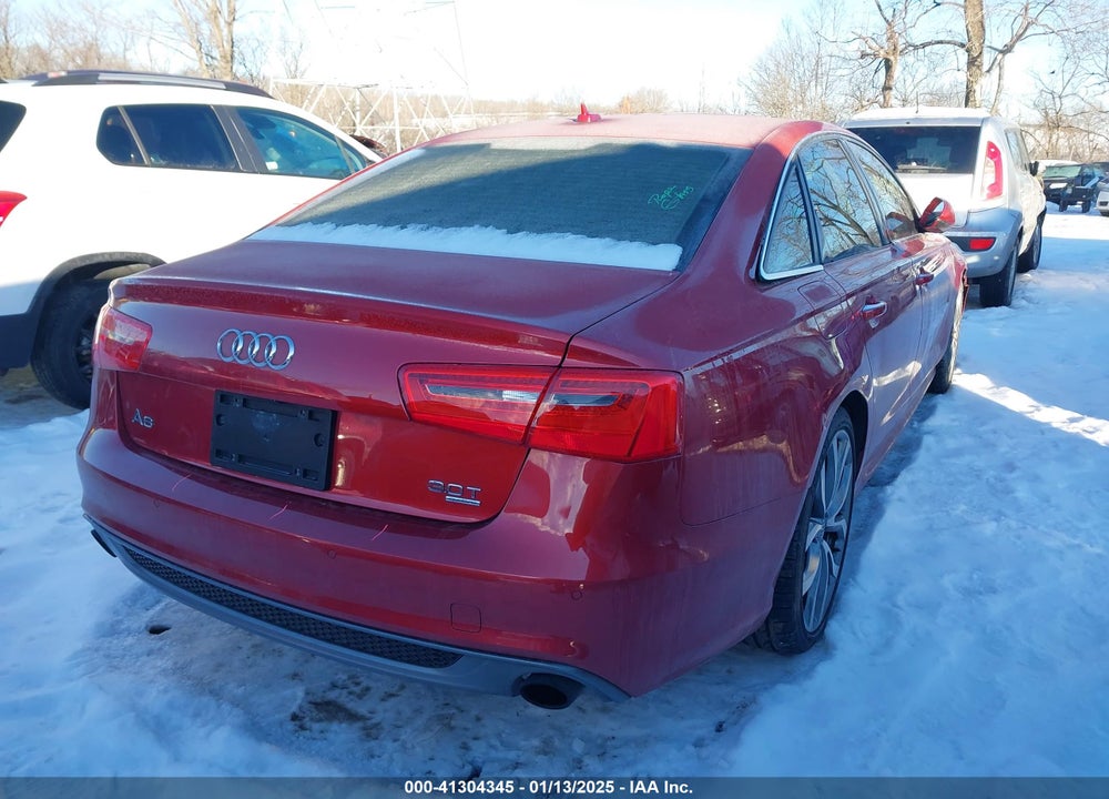 2013 AUDI A6 3.0T PREMIUM VIN: WAUJGAFC5DN030463