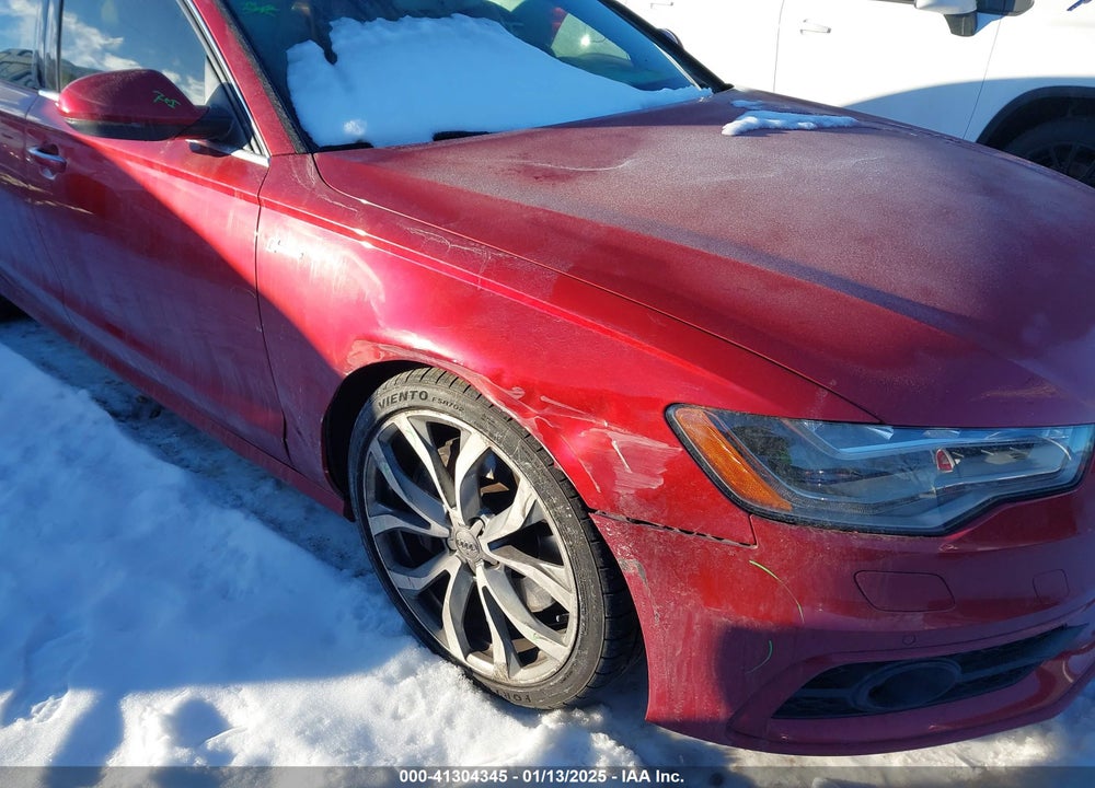 2013 AUDI A6 3.0T PREMIUM VIN: WAUJGAFC5DN030463