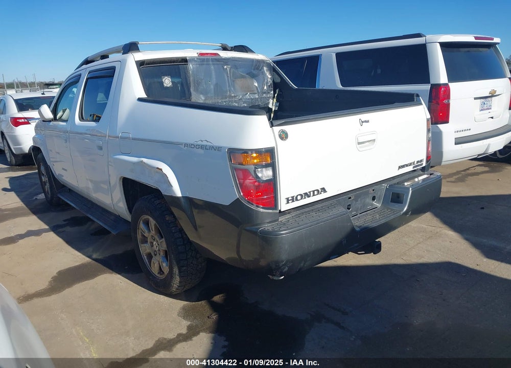 2007 HONDA RIDGELINE RTL VIN: 2HJYK16537H538148