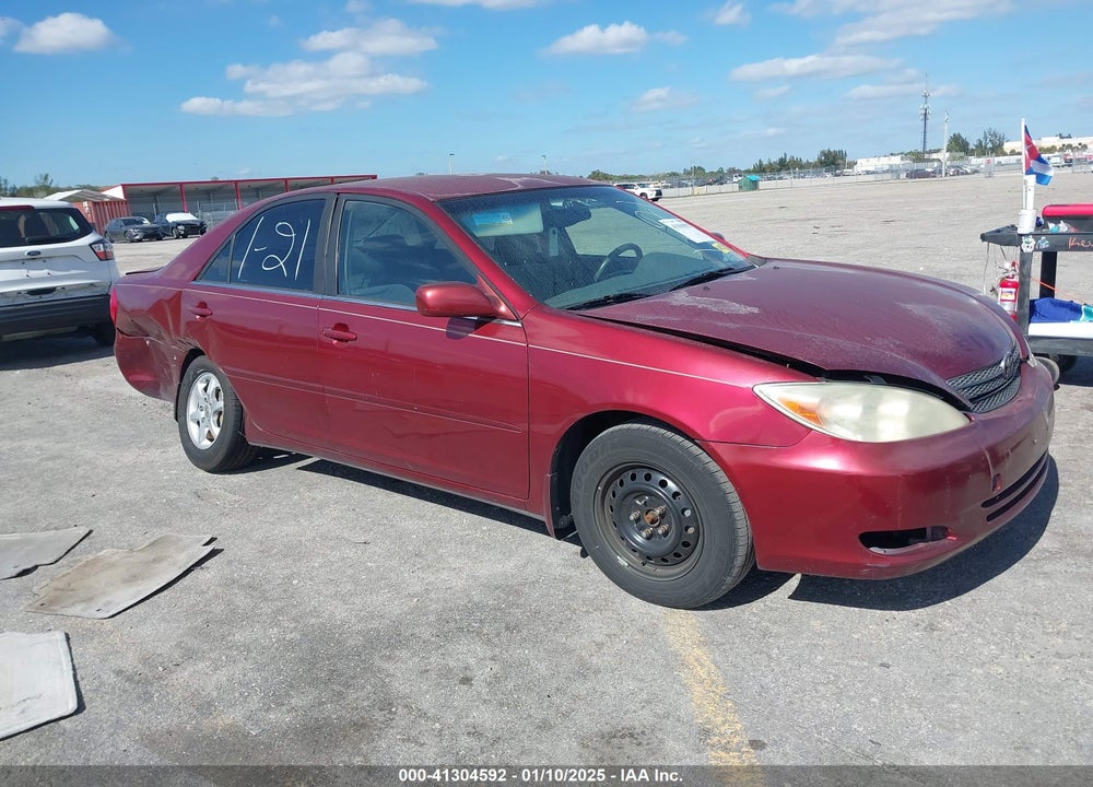 2002 TOYOTA CAMRY LE VIN: JTDBE32KX20038381