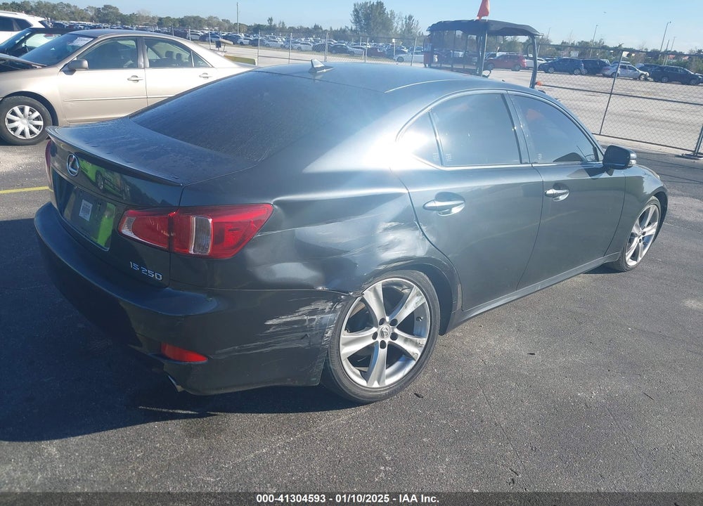 2011 LEXUS IS 250 VIN: JTHBF5C21B5132674
