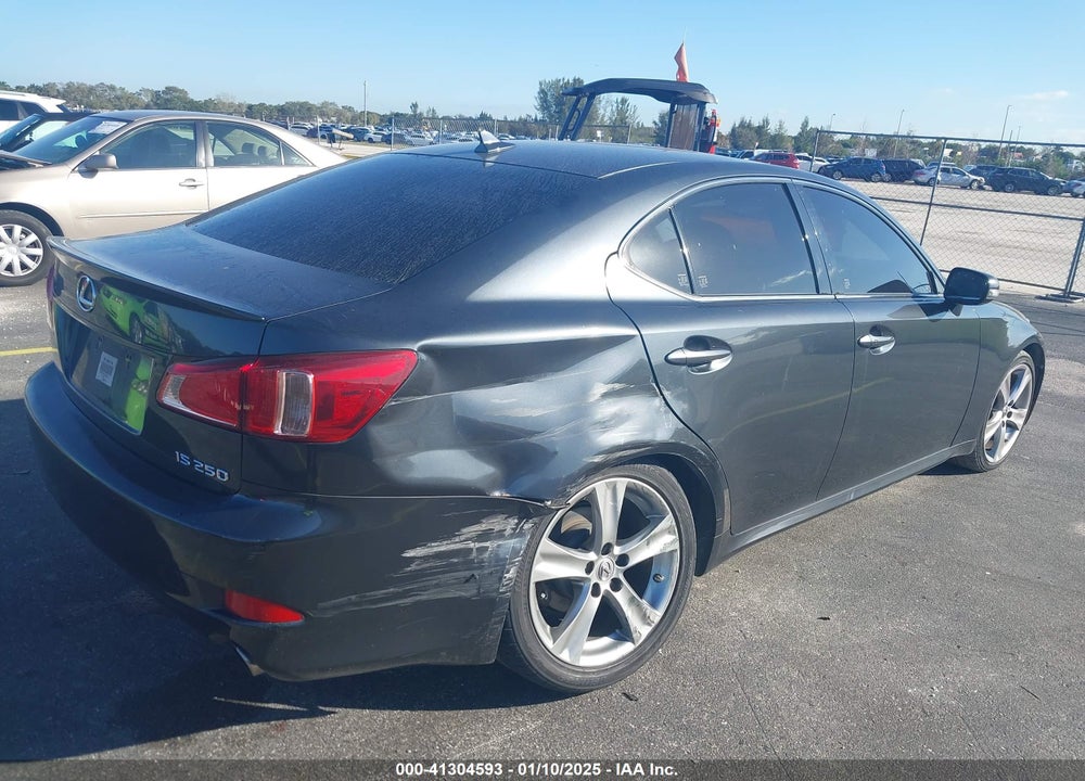 2011 LEXUS IS 250 VIN: JTHBF5C21B5132674