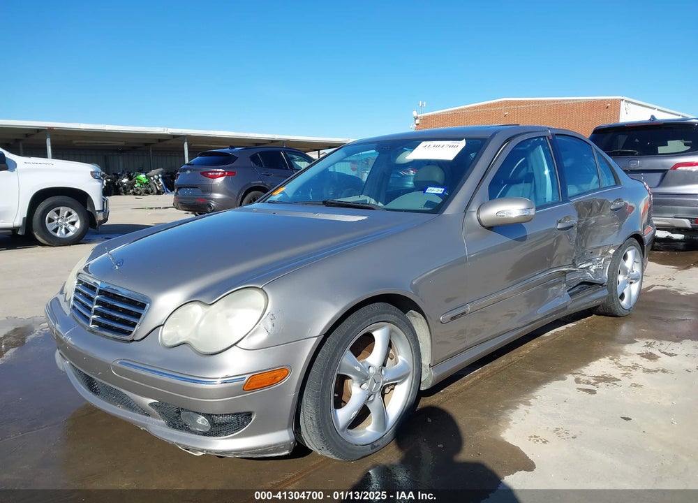 2005 MERCEDES-BENZ C 230 KOMPRESSOR SPORT VIN: WDBRF40J15F664106