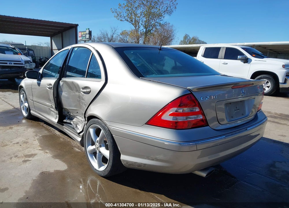 2005 MERCEDES-BENZ C 230 KOMPRESSOR SPORT VIN: WDBRF40J15F664106