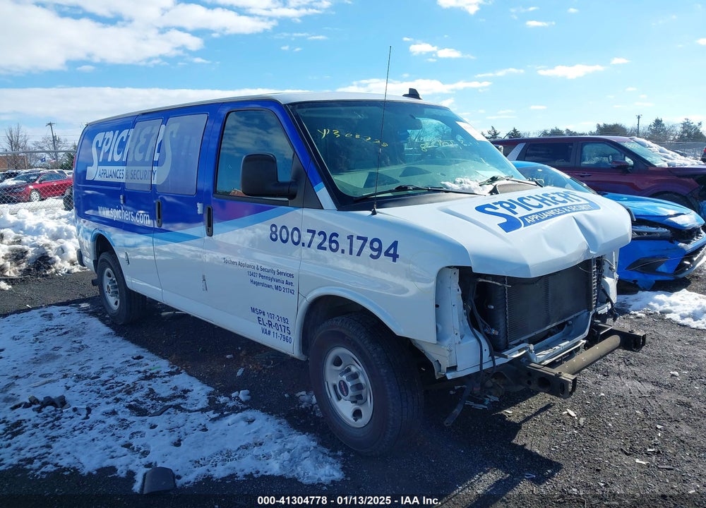 2020 GMC SAVANA CARGO RWD 2500 REGULAR WHEELBASE WORK VAN VIN: 1GTW7AFP5L1187072