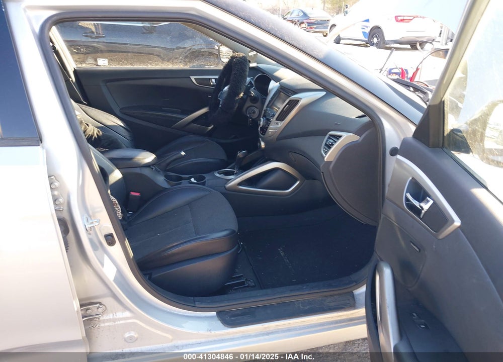 2013 HYUNDAI VELOSTER BASE W/BLACK VIN: KMHTC6ADXDU094990